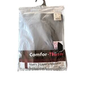 Men’s Comfort-Therm Thermal Underwear Pants Small Black 2-Layer USA Made